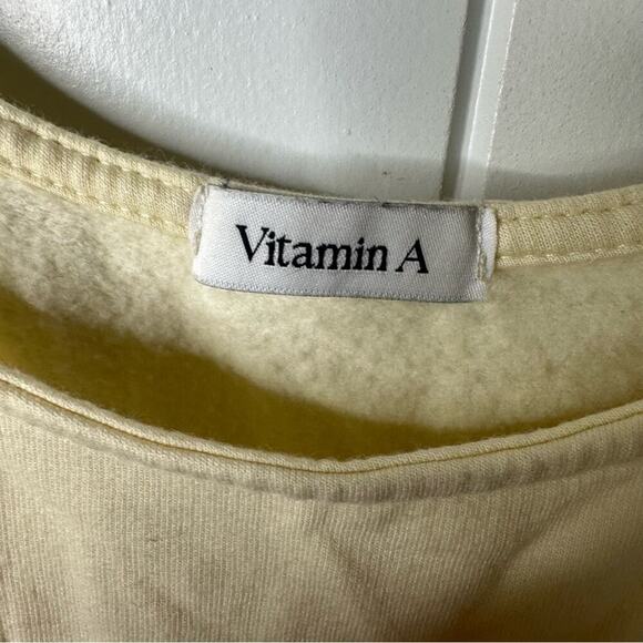 Vitamin A pale cream yellow Avalon jumpsuit size small revolve vacation - Picture 6 of 6